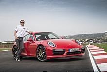 Jörg Bergmeister mit dem Porsche 911 Turbo.  Foto:Auto-Medienportal.Net/Manuel Hollenbach/Porsche